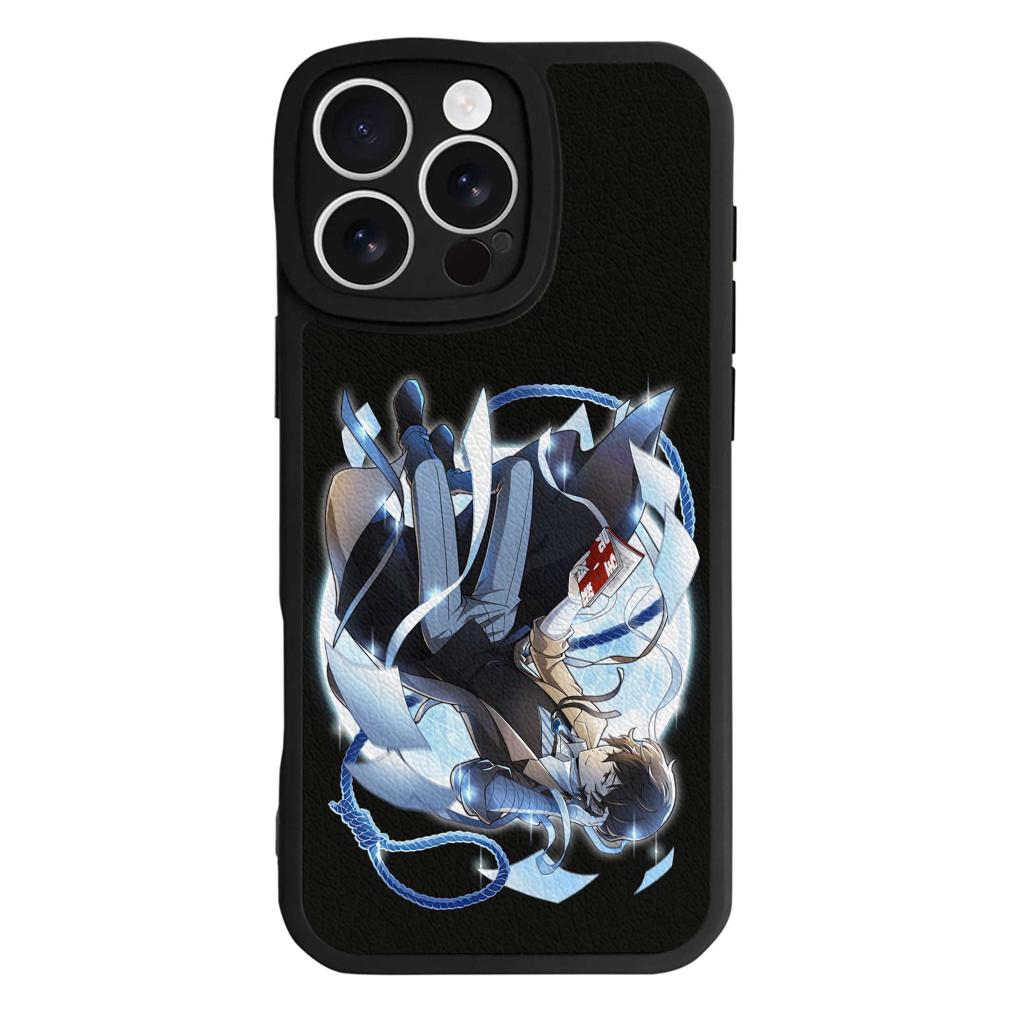 （画像用） 文豪ストレイドッグス Bungo Stray Dogs 【iPhone 16シリーズ対応】シリコンスマホケース（レザー調） 材質：シリコン